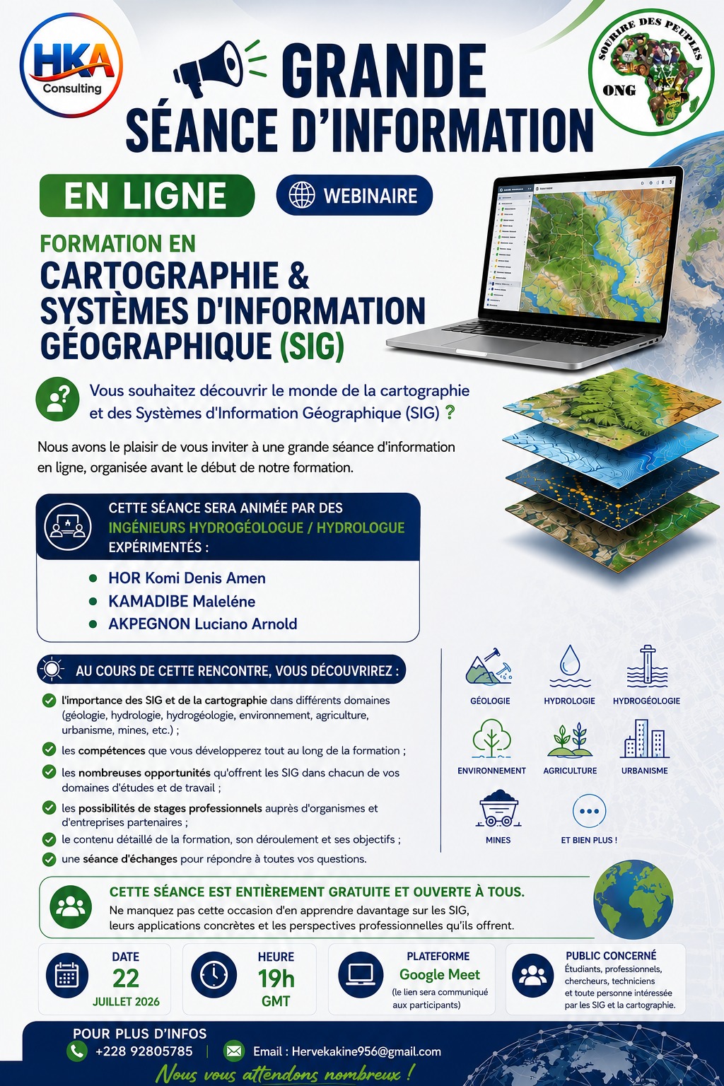 Affiche de la formation SIG